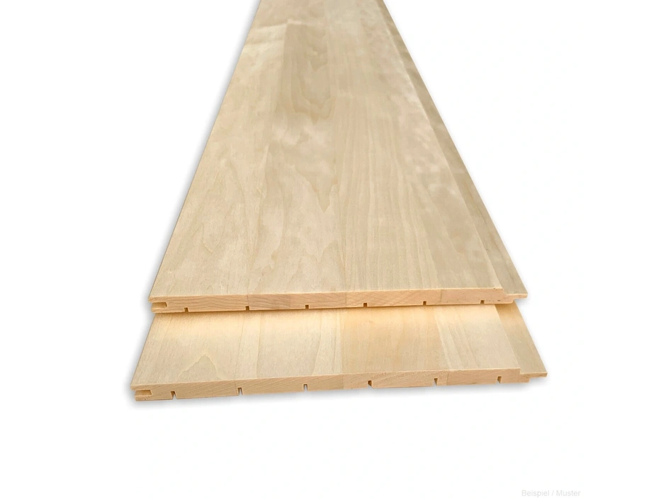 15 x 90 mm Sauna-Profilholz Espe unbeh. Softline, | BECHER Profi-Shop l Online Holzhandel